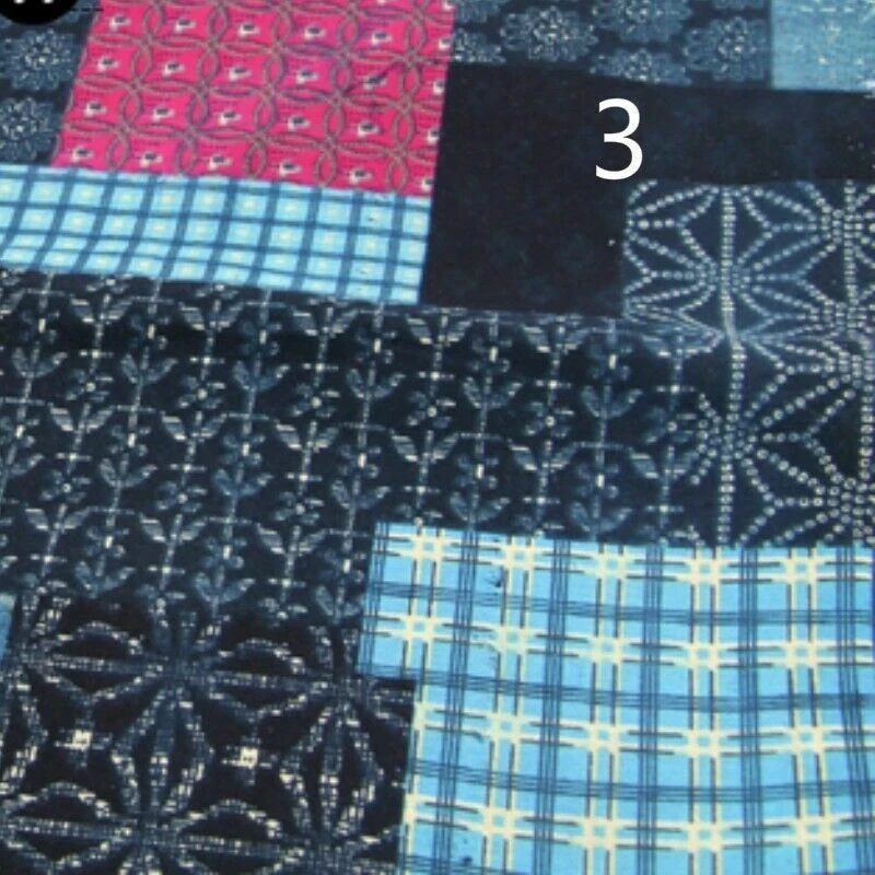 Ethnic Linen Cotton Fabric clothes Upholstery Curtain Craft Boho Splice Retro - Imagem 4 de 4