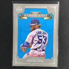 2021 Diamond Kings CRISTIAN JAVIER Debut Diamond Kings Gray Framed #HA