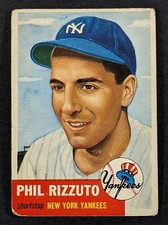 1953 Topps #114 Phil Rizzuto New York Yankees