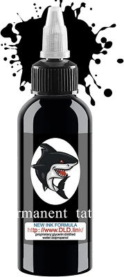 Super Black Shark Professionelle Tattoo Tinte Eternal Dynamic Vivid Tribal Shad