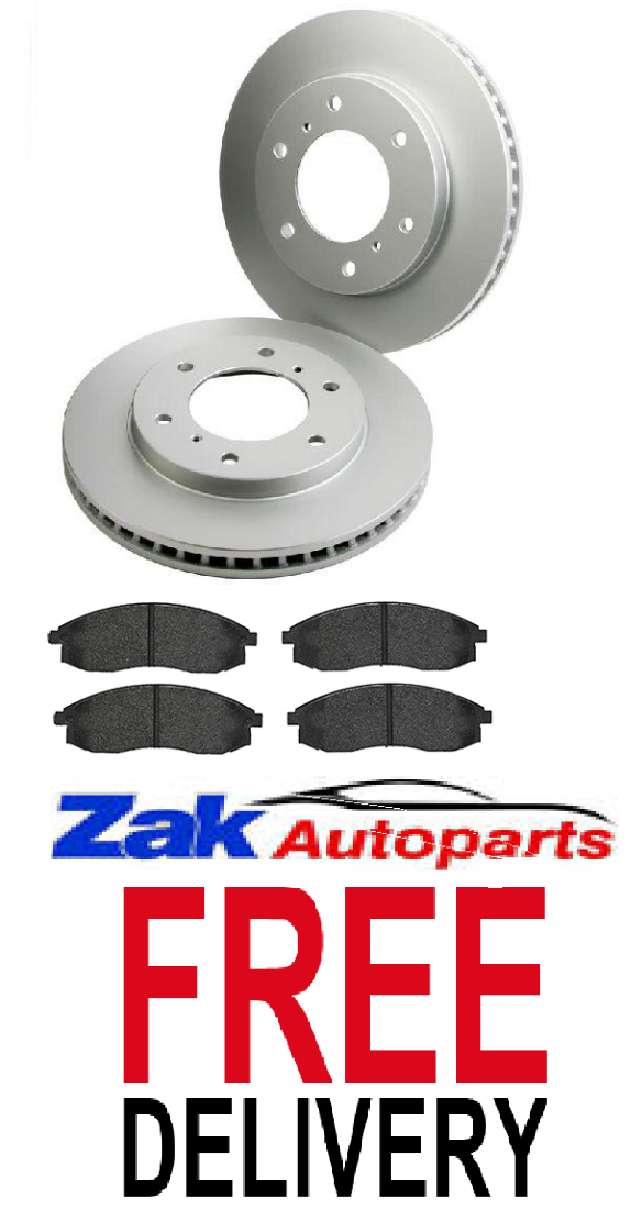 FOR MITSUBISHI L200 2.5 DiD (20052014) FRONT BRAKE DISCS & BRAKE PADS