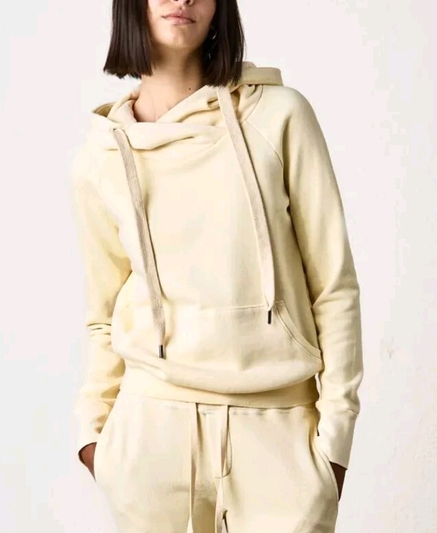 NSF DISTRESSED ELLIS FRENCH TERRY HOODIE WOMENS SIZE MEDIUM