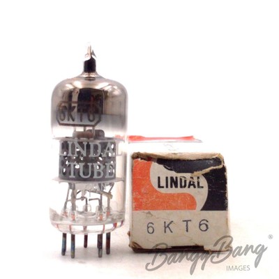 Lindal 6KT6 Semi Remote Cutoff Pentode IF TV Audio Vacuum Tube Valve- Bangybang.