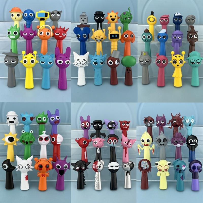 80PC Sprunki Rhythm Box Game Action Toy Game Action Figures Toy Figurine Gift UK