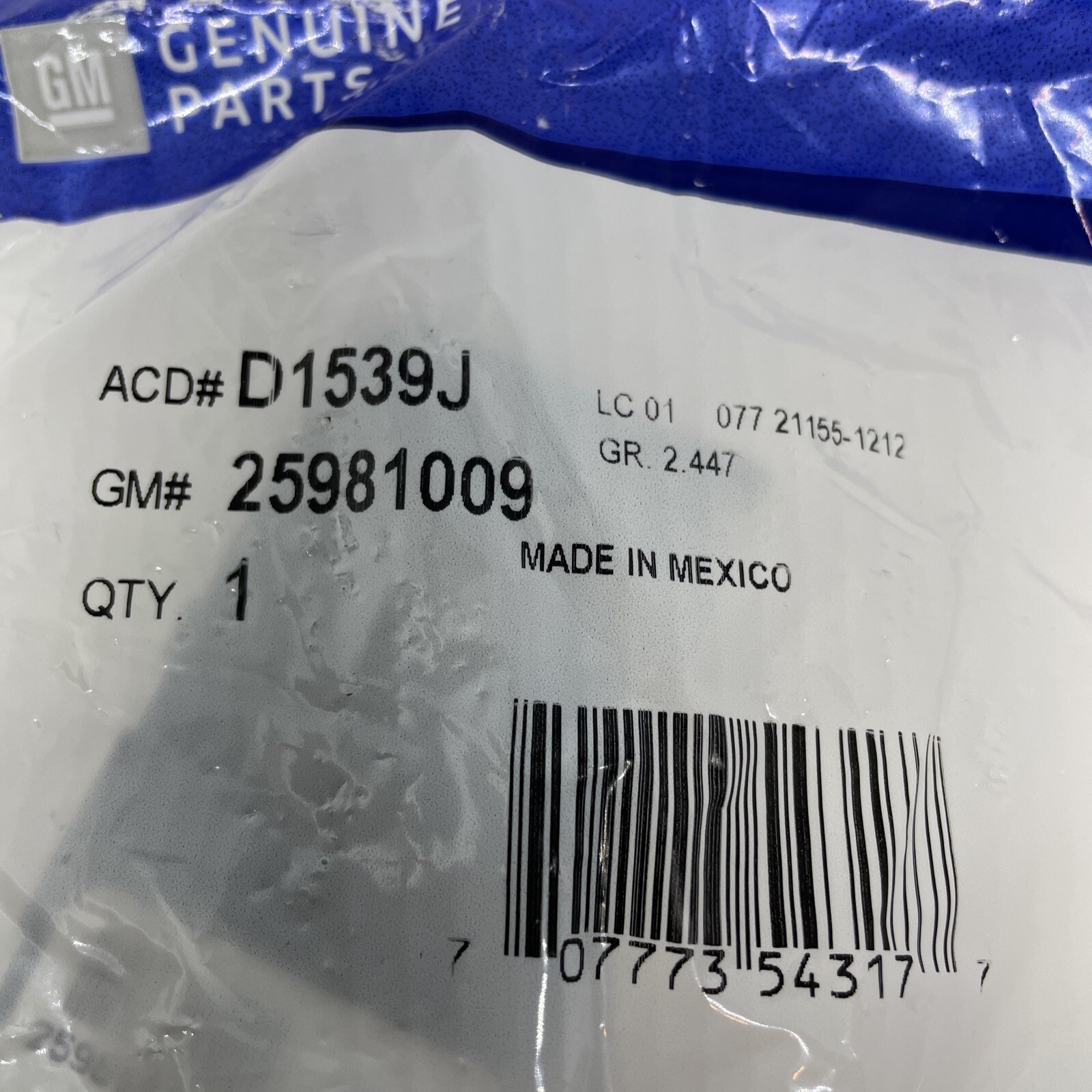 GM Genuine Parts D1539J Brake Light Switch eBay