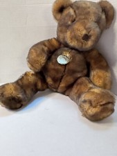 Dan Dee Collector's Choice Teddy Bear 21" Multi Brown Fur With Medallion