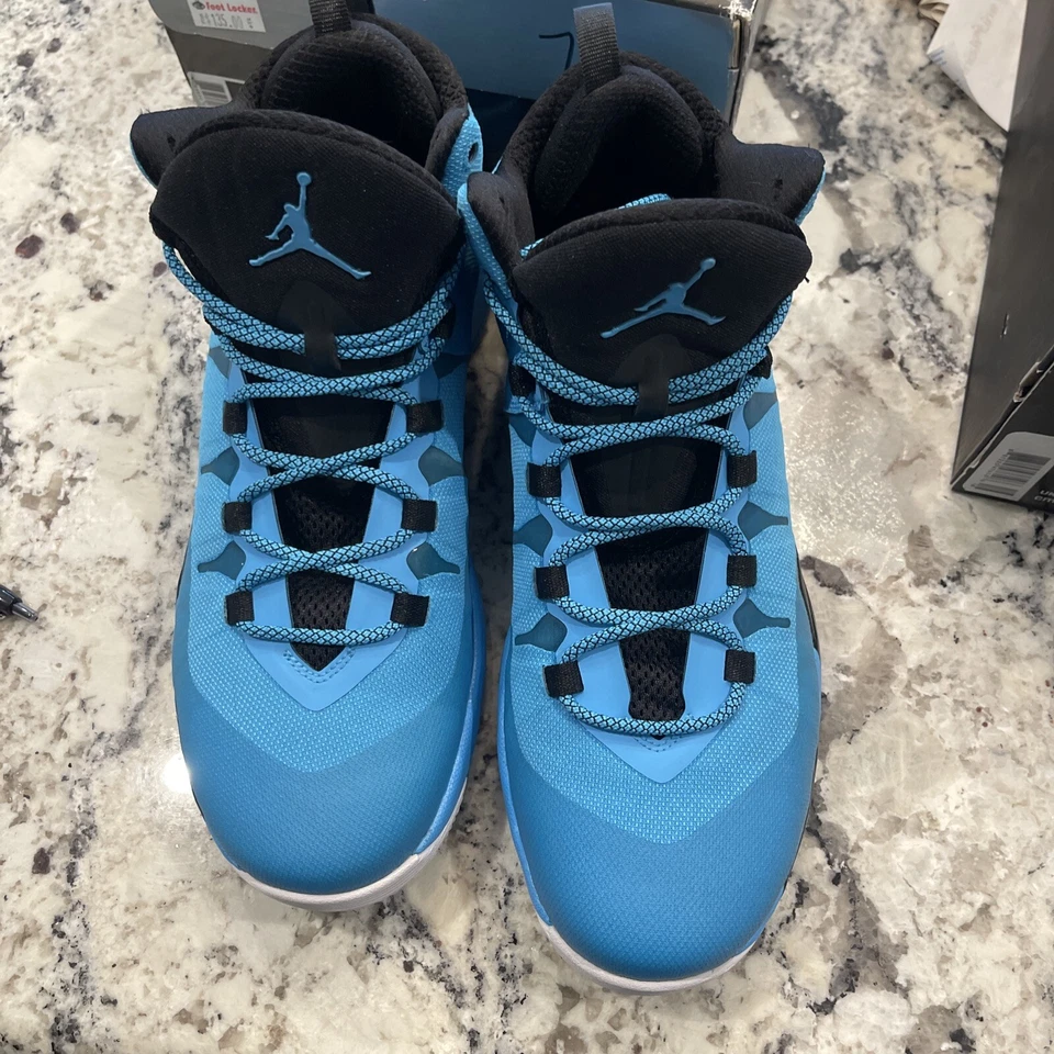 Nuevo Talla 12 - Jordan Super Fly 2 Azul Raro 2013 Air Max Flight  Foto 4 de 4