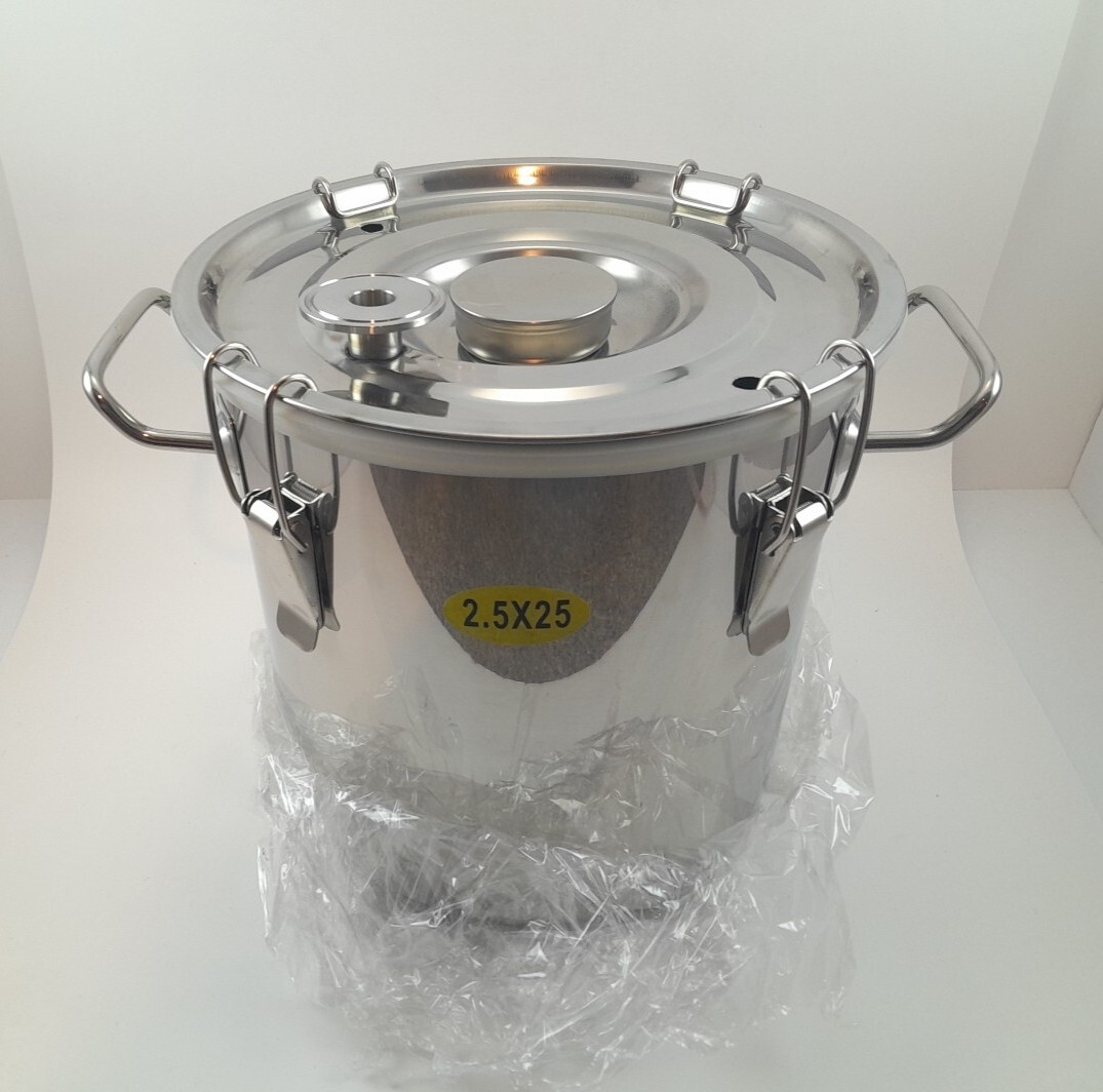 2Gal / 8L Alcohol Distiller Brew Kit Home Still Stainless Wine Boiler Free Ship