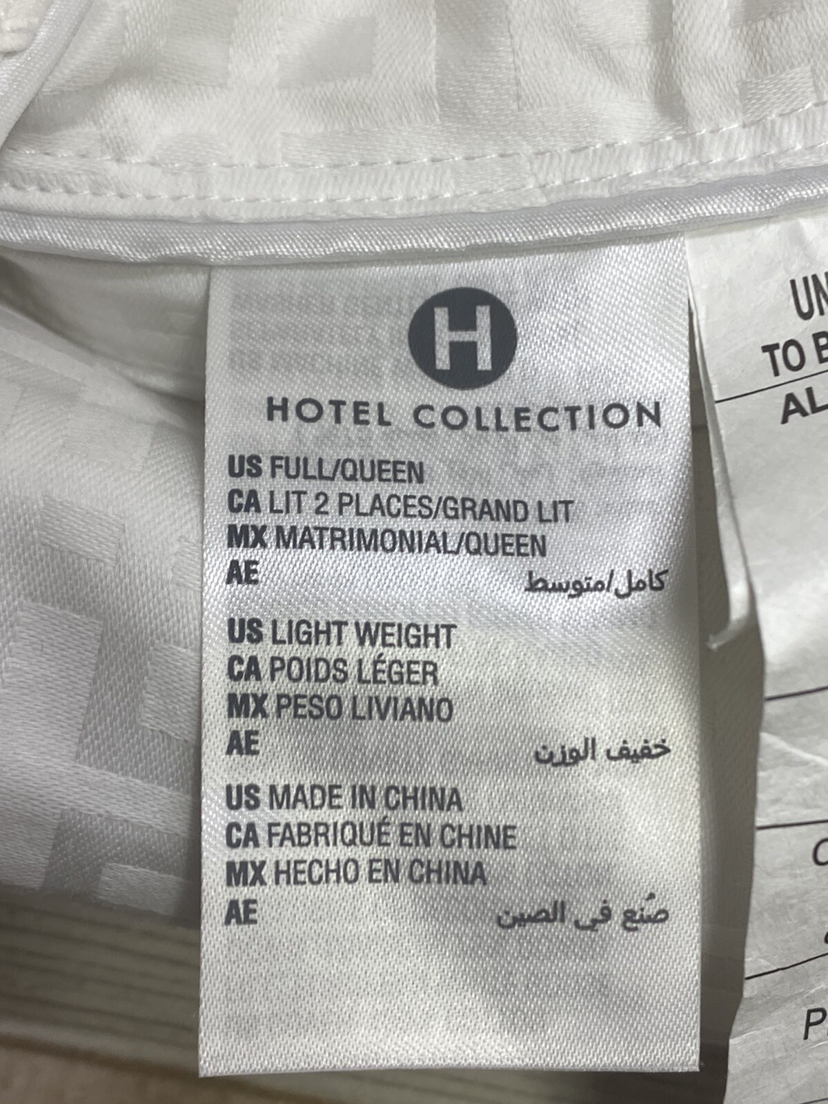 Hotel Collection Goose Down Light Weight Full/Queen White Comforter eBay