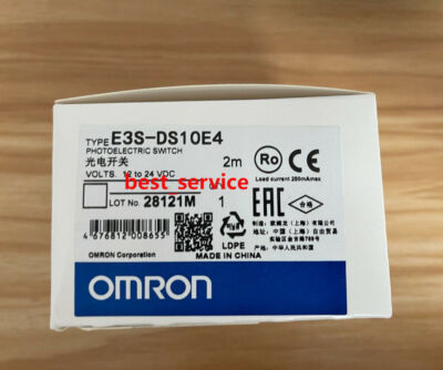 New OMRON E3S-DS10E4 Photoelectric Sensor Switch E3SDS10E4 Free Shipping #AT