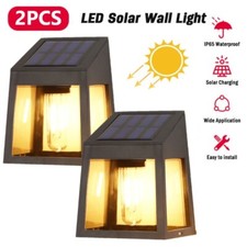 Lampada solare LED 2 pezzi con rilevatore di movimento tungsteno lampada solare giardino lanterna DHL