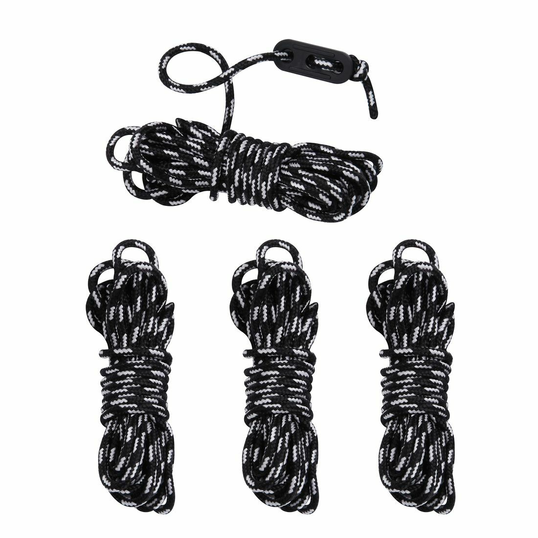 Set de 4 Night Cord | Cordón reflectante | Longitud: 4m | Correa tienda