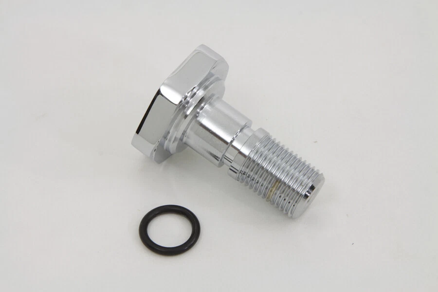 Perno de tubo de horquilla cromado para Harley Davidson Foto 4 de 4