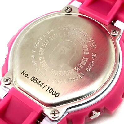 CASIO G-SHOCK A BATHING APE 1000 Limited model DW6900 Pink CASIO G-SHOCK A BATHING APE 1000 Limited model DW6900 Pink