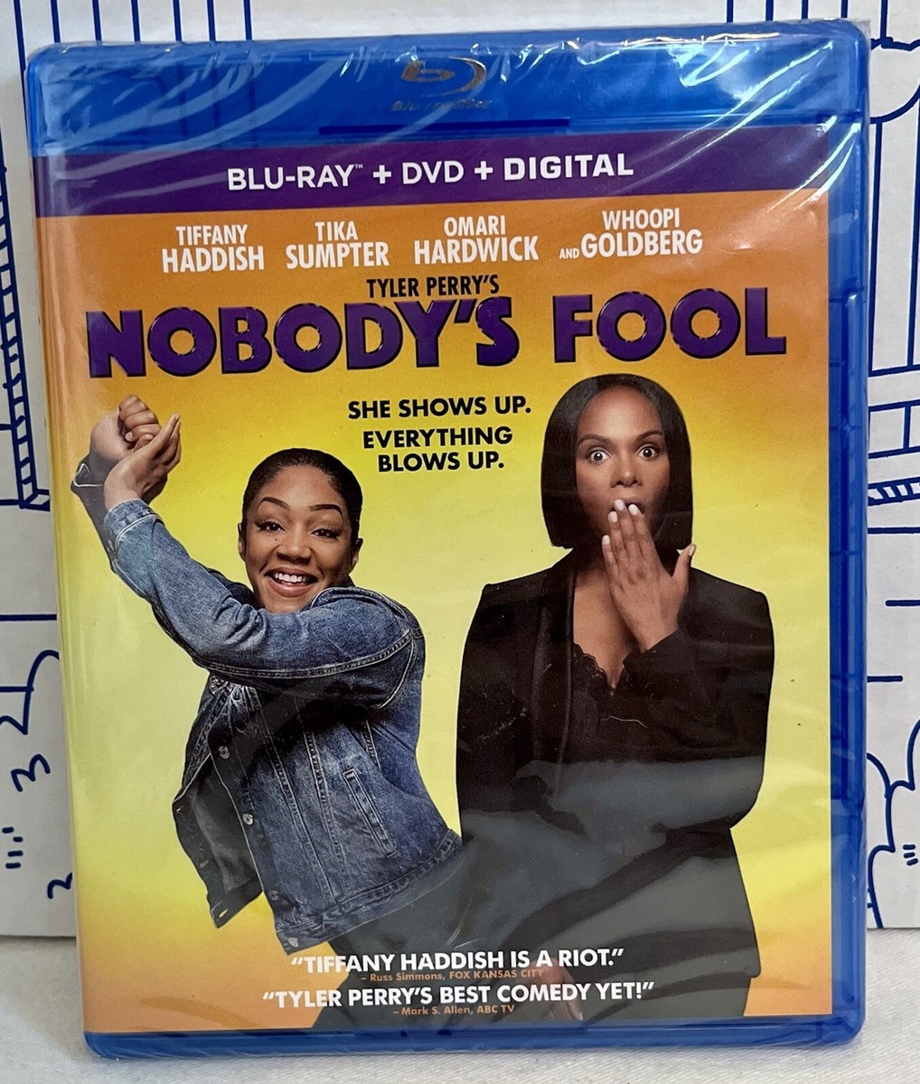 New Nobody's Fool Blu-ray DVD + Digital Movie Tiffany Haddish