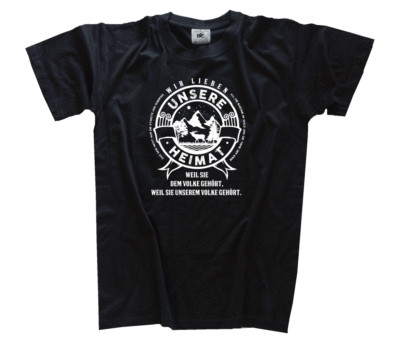 Unsre Heimat das sind nicht nur die Städte und Dörfer Patriotismus T-Shirt