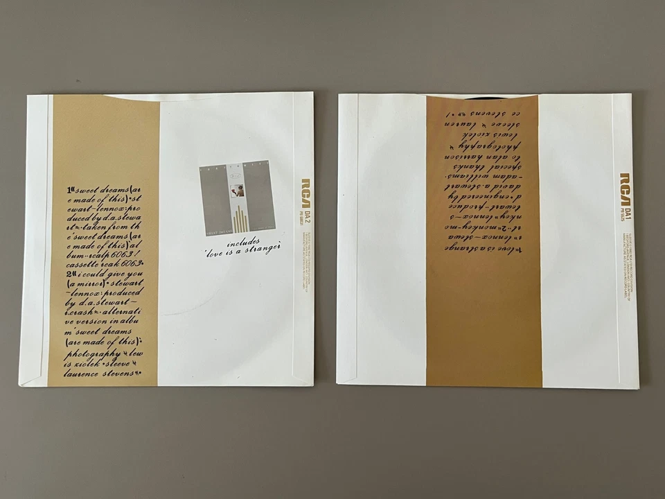 Eurythmics 7 Inch Vinyl Singles - Image 2 of 4