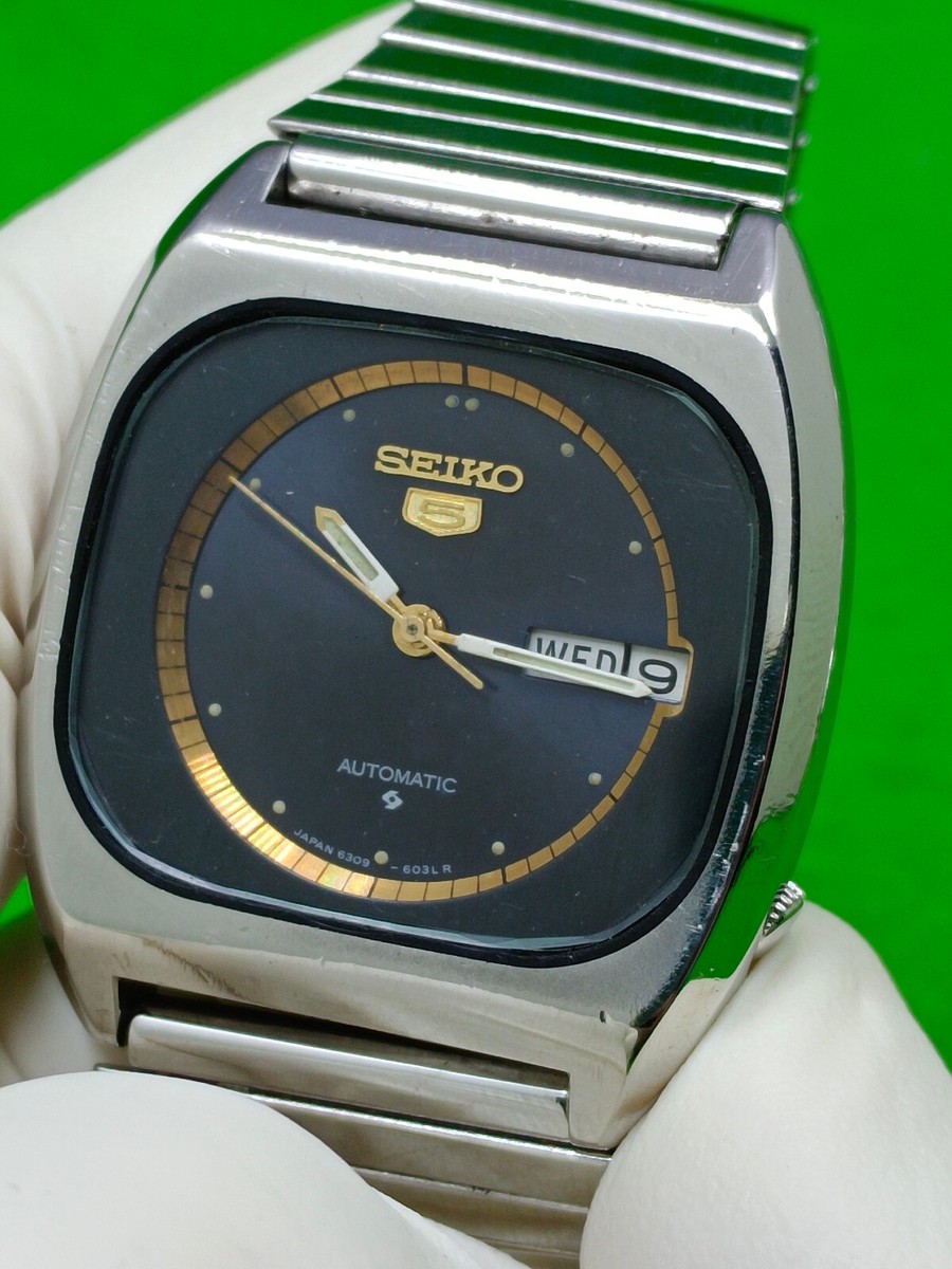 vintage SEIKO 5 watch Automatic Japan Day / Date Indicator | eBay