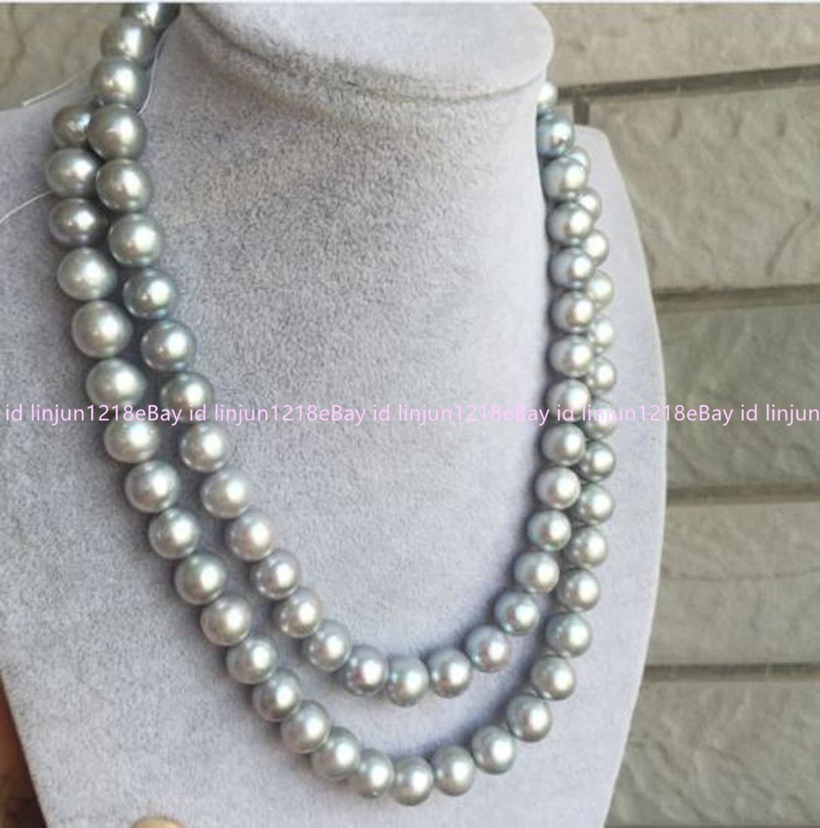 【Gian Paolo Fantoni】BEADS NECKLACE グレー Genuine 9-10MM NATURAL TAHITIAN GRAY PEARL NECKLACE 36'' | eBay