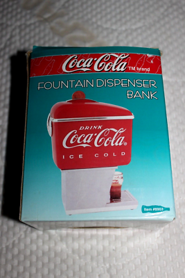 アンティーク雑貨 90s Coca-Cola fountain dispenser bank Coca Cola Fountain Dispenser Money Bank - 1997 - Vintage Rare