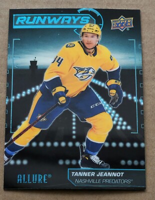 2022-23 Upper Deck Allure #RW-4 Tanner Jeannot Runways Nashville Predators