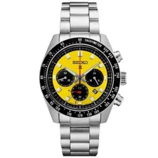 Seiko Prospex Yellow Men's Watch - SSC929 US SPECIAL ED. YELLOW DIAL SPEEDTIME