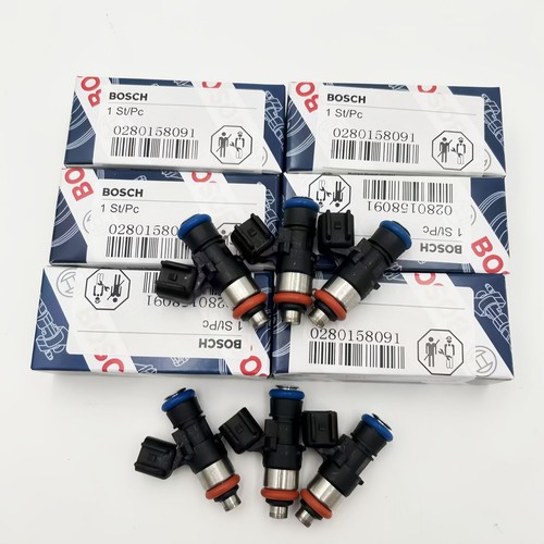 6x Fuel Injector Fit for Mercury Mazda CX-9 Lincoln 3.5L 3.7L 0280158091 Bosch - Picture 2 of 12