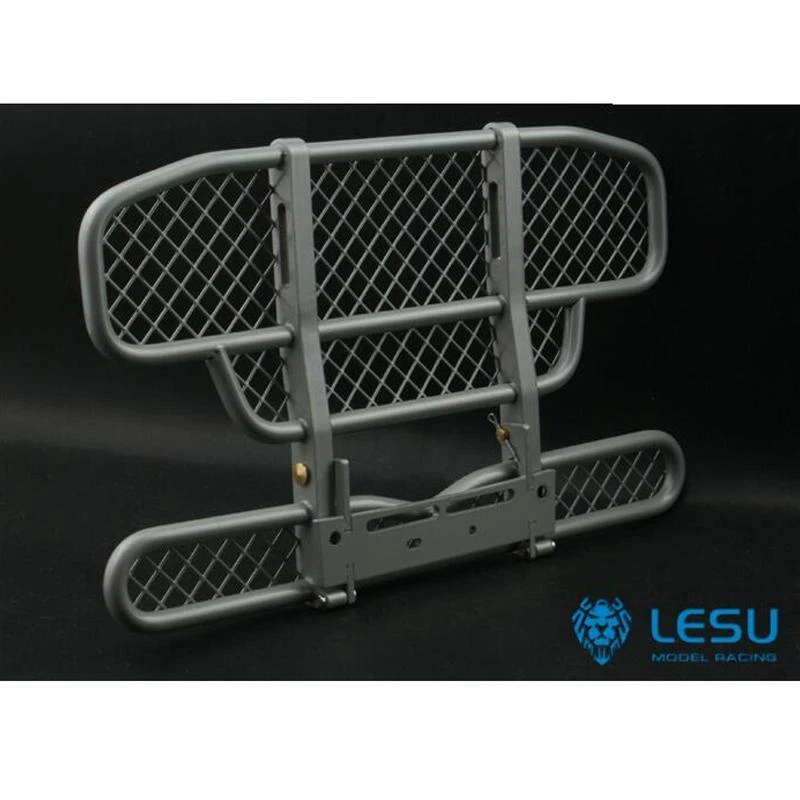 1:14 Lesu Metal Front Bumper Parts for Tamiya RC Tractors Truck Model R620 R470 - Image 2 of 4