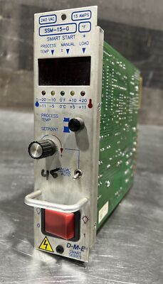D-M-E SMART SERIES SSM-15-G TEMPERATURE CONTROL  MODULE 240VAC 15AMPS Used