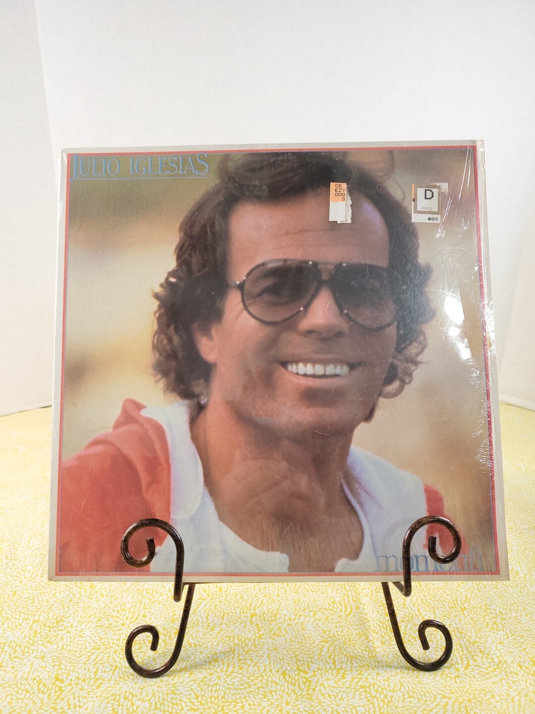 Julio Iglesias Momenti LP Vinyl Record Album Latin Pop Music Original Shrink