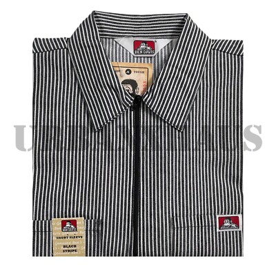 BENDAVIS Stripe Short Sleeve 1/2 Zip Shirts (S to 5XL) | eBay