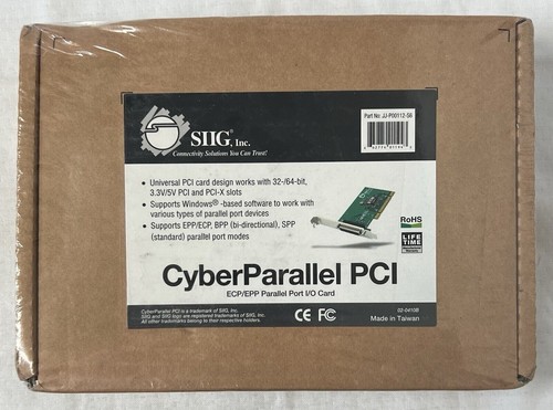 SIIG CyberParallel JJ-P00112-S6 PCI Parallel Adapter. - Photo 2/3