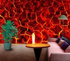 3D Lava Stone G2549 Wallpaper Wall Murals Removable Self-adhesive Erin