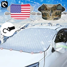 Winter Magnetic Car Windshield Cover Snow Ice Frost Protector Guard Sun Shade