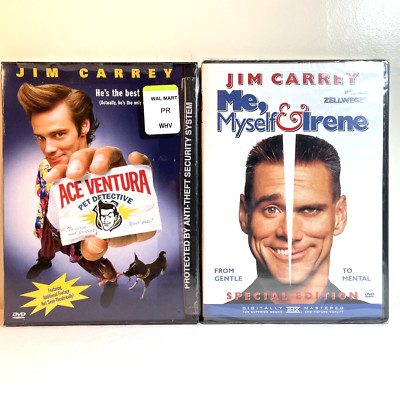 ACE VENTURA: PET DETECTIVE / ME, MYSELF & IRENE (DVD) Jim Carrey - Comedy NEW