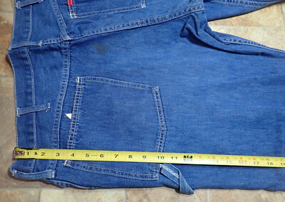 Vintage Big Smith Painters Pants 40x26 Blue Denim Carpenter Jean