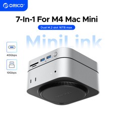 ORICO MAC M4 40G/10G M.2 SSD Enclosure Docking Station Multi-InterfaceConverter