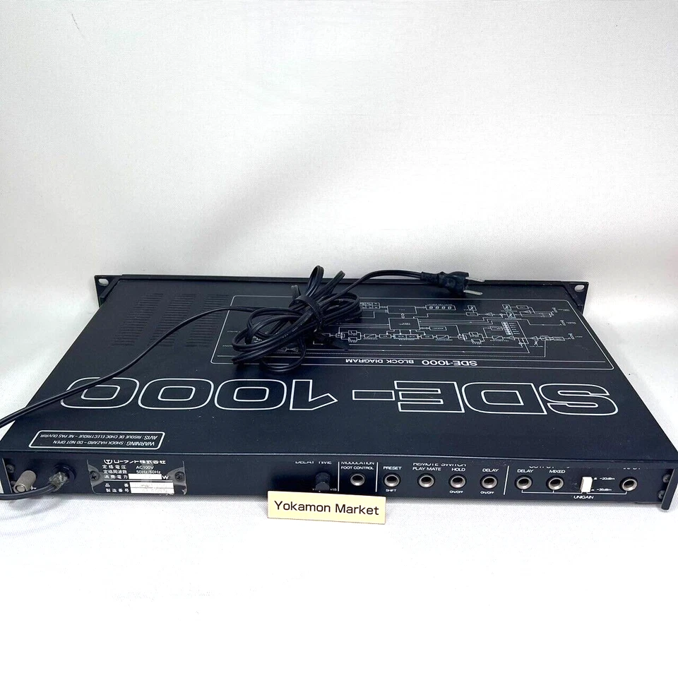 Roland SDE-1000 Digital Delay Rack Effect Processor Vintage Working Effecter - Image 3 of 4