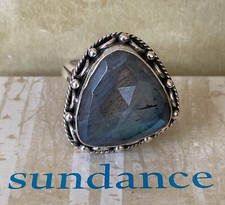 NWT Sundance Catalog Silver Labradorite Heavenly View Ring size 9.75-10 148