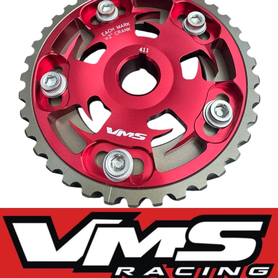 VMS ROJO ENGRANAJE DE LEVA AJUSTABLE PARA HONDA CIVIC 1988 A 2000 SOHC SERIE D Foto 2 de 4