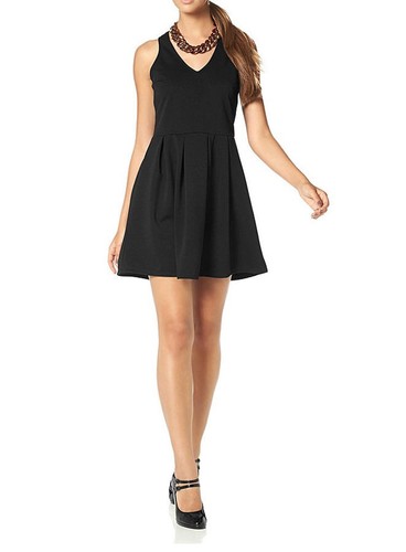 Buffalo Kleid mit Falten, schwarz , Gr. 38 - Bild 2 von 4