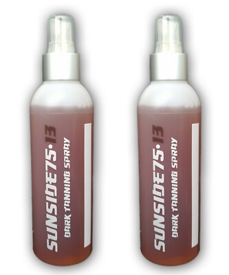 Sunside75-13/Dark Tanning Spray ''mit Algenextrakt'' 2x200ml