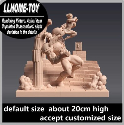 Anime Draco Shiryu Cosmo Burst Resin 3D Print GK Figure DIY Model Unpainted