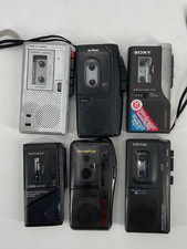 LOT OF 6 CASSETTE RECORDERS FOR PARTS/NOT WORKING DIFFERENT BRANDS- SEE PHOTOS