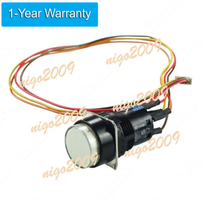DX200 JZRCR-YPP21-1 FOR White LED Push Button Switch Indicator Lamp LED + Line