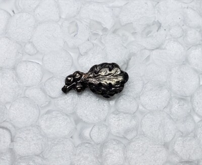 Silver Oak Leaf Cluster Ribbon Attachment - 5/16''