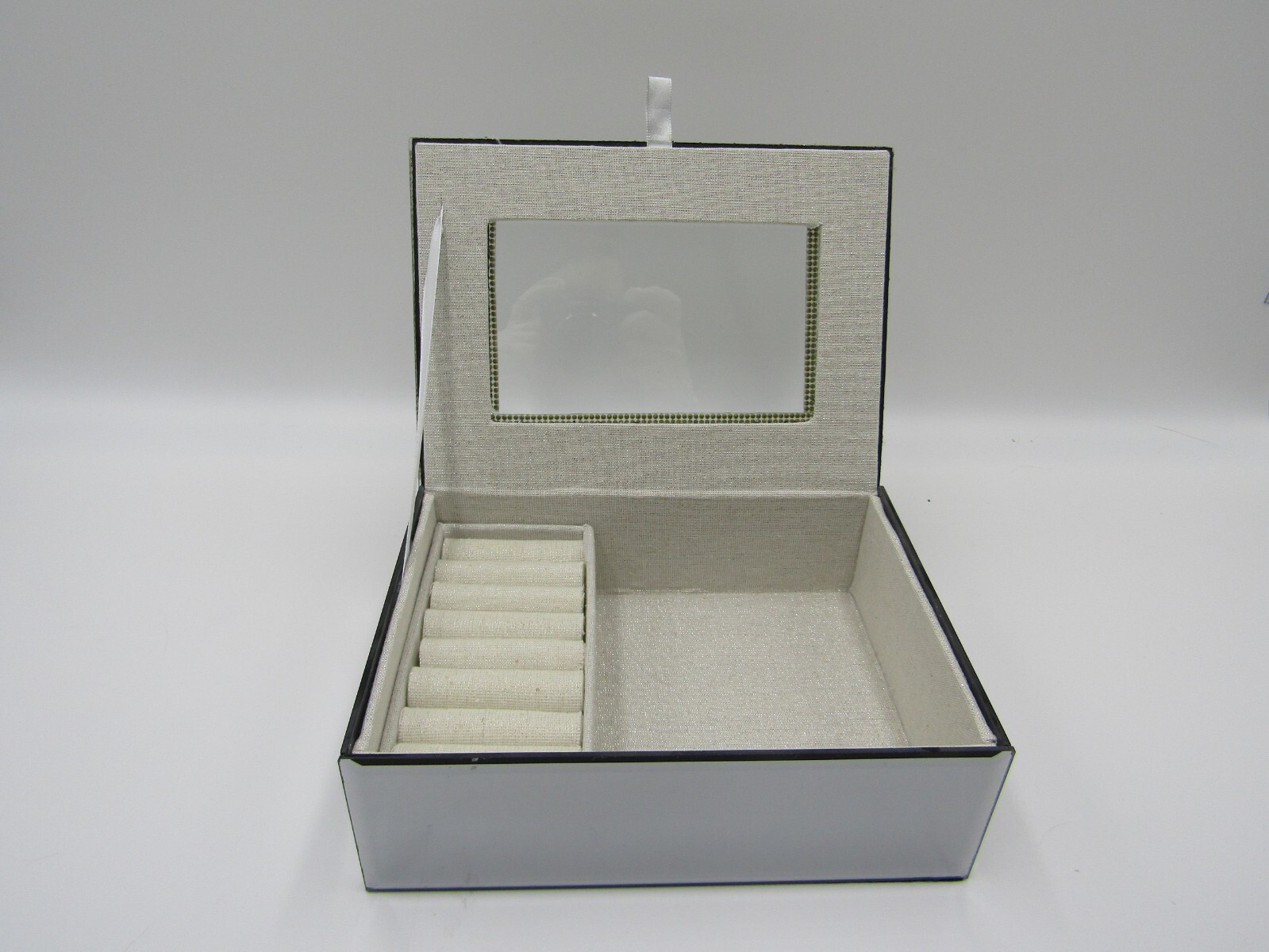 Christian Siriano New York Mirrored Glitter and Jeweled Jewelry Box