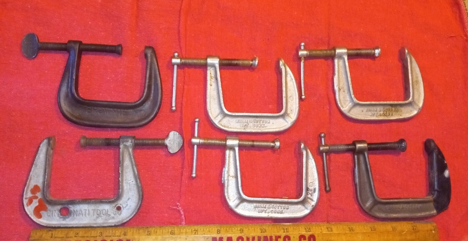Vintage C Clamp Lot B&C, Cincinnati, Brownie eBay
