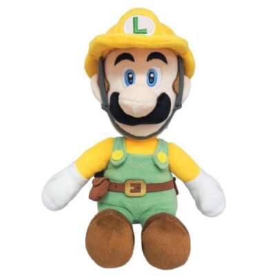 Mario Maker 2 Bauset Luigi Plüschtier S 24cm Super Mario Spielzeugpuppe