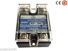 40A 3-32VDC to 24-480V AC Solid State Relay SSR  + Clear Cover